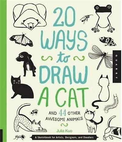 Draw 500 Awesome Animals: A Sketchbook For Artists, Designers, And Doodlers