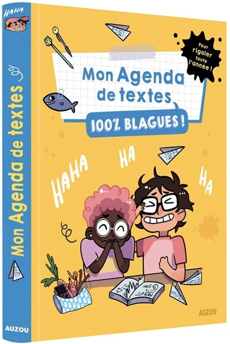 Mon agenda de texte 100 % blagues !