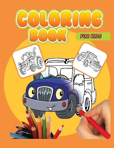 Coloring Book For Kids: Vihicle Coloring Books, Car Planes for kids, Activity pages for preschooler