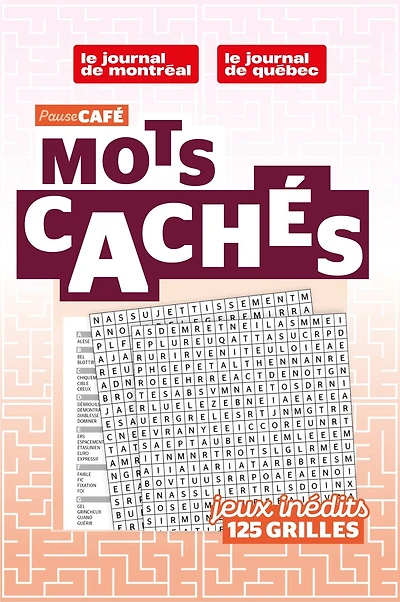 Pause Café : Mots cachés no 2