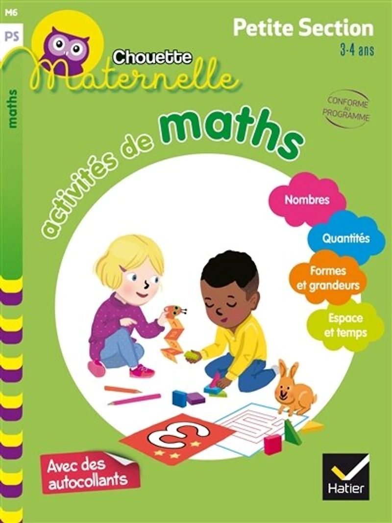 Activités de maths: petite section, 3-4 ans