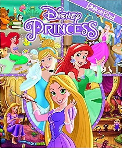 LOOK & FIND DISNEY PRINCESS NEW