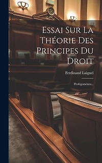Essai Sur La Théorie Des Principes Du Droit: Prolégomènes