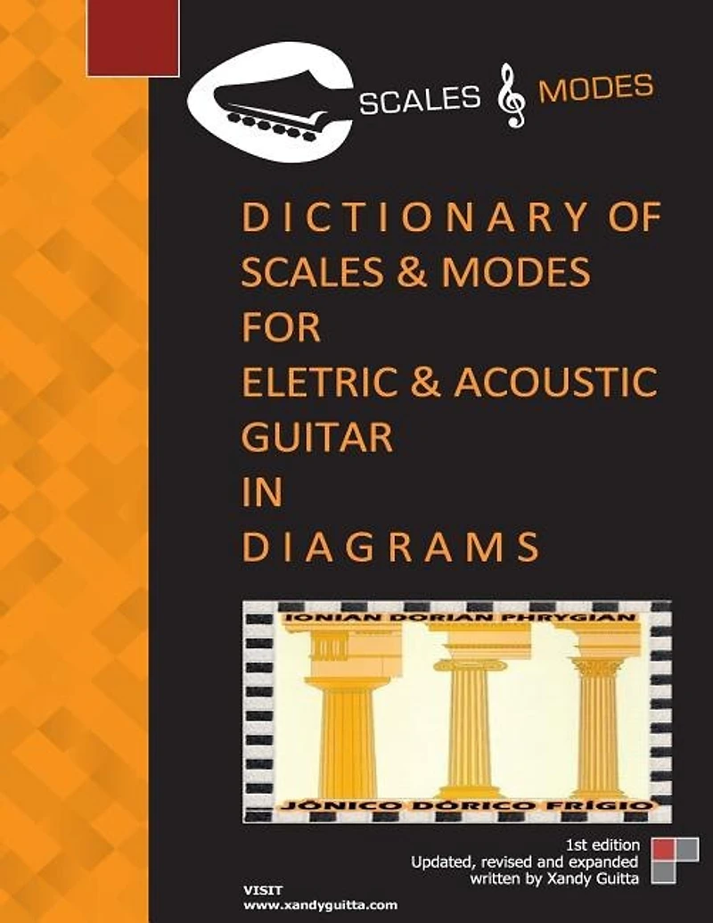 Dictionary Of Scales & Modes For Eletric & Acoustic Guitar In D I A G R A M S: Scales And Modes