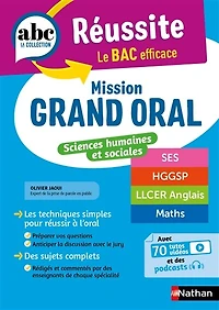Mission grand oral, SES, HGGSP: nouveau bac