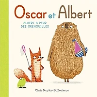 Albert a peur des grenouilles