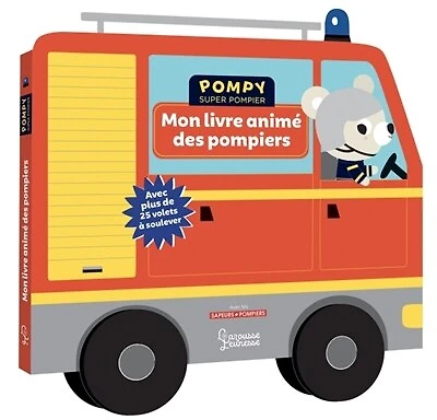 Livre anime des pompiers -mon