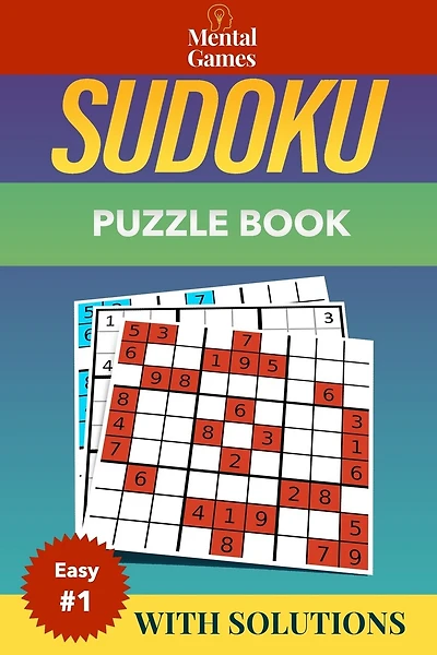 Mental Games - Sudoku: Large Format Puzzle Book 2020 - Easy Level #1 - With Solutions