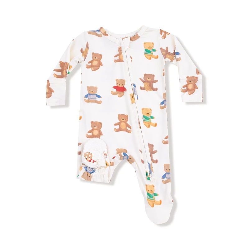 Zipper Footie Teddy Bear Collection