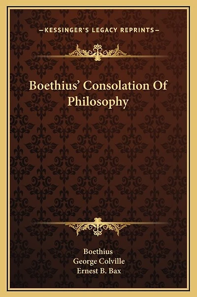 Boethius' Consolation Of Philosophy