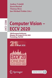 Computer Vision - Eccv 2020: 16th European Conference, Glasgow, Uk, August 23-28, 2020, Proceedings
