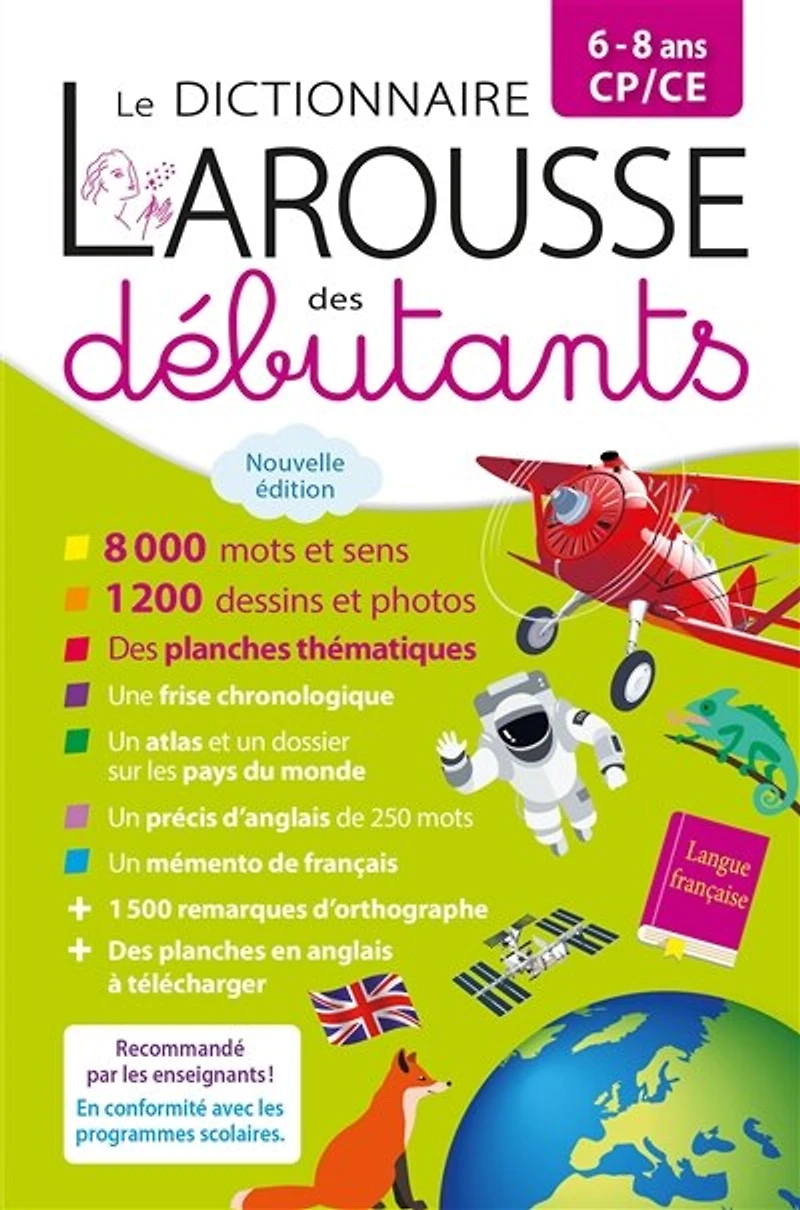 Le dictionnaire Larousse des débutants, 6-8 ans, CP-CE