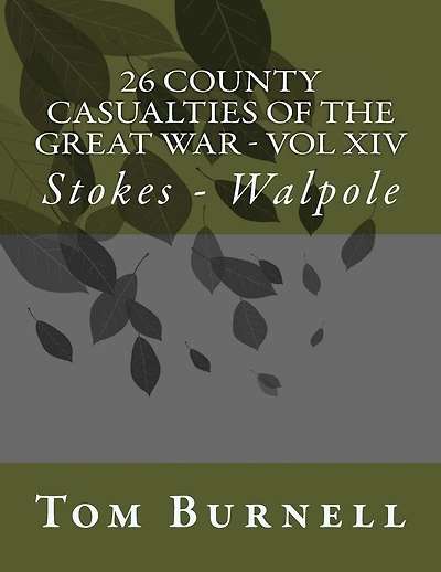 26 County Casualties of the Great War Volume XIV: Stokes - Walpole