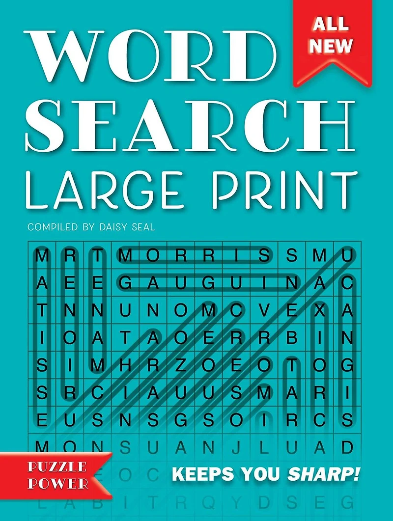 Word Search Large Print (Orange): Play Twists and Challenges