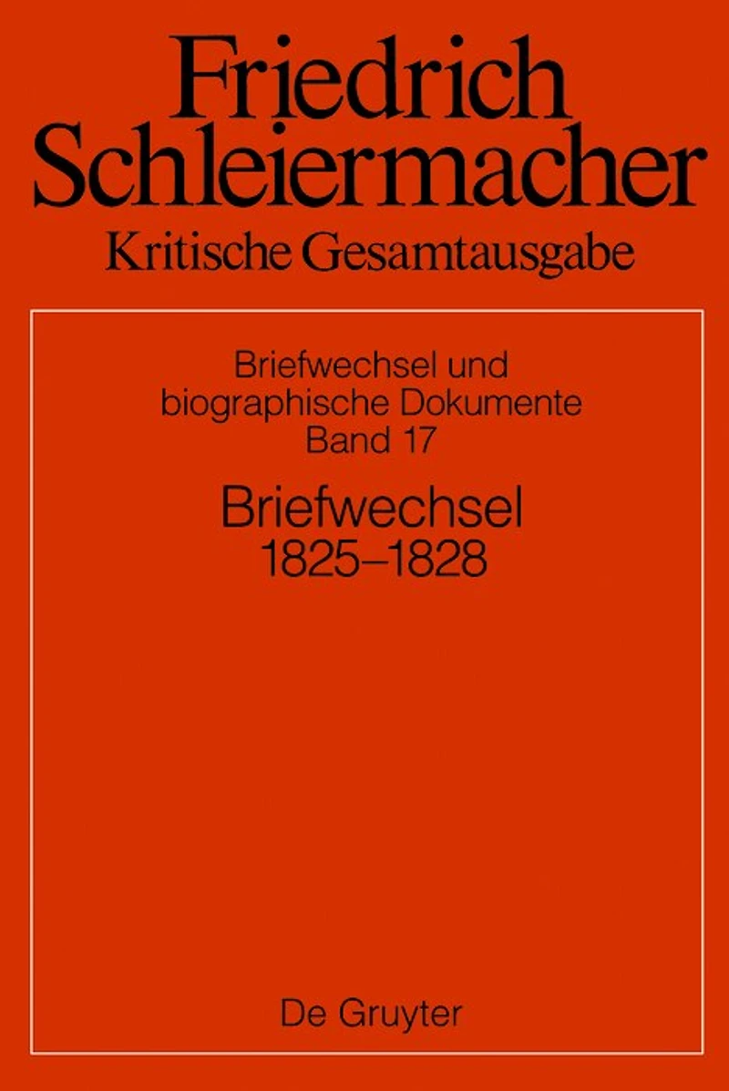 Briefwechsel 1825–1828: Briefe 5774–6387
