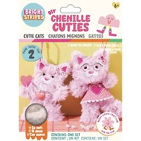 Bright Stripes DIY Chenille Cuties- Cutie Cats