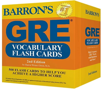 GRE Vocabulary Flash Cards