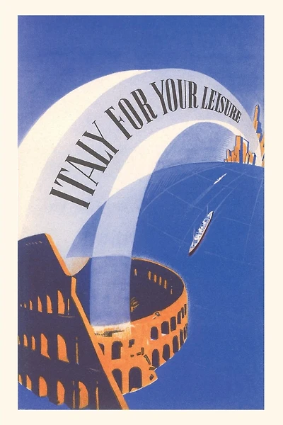Vintage Journal Italy for Your Leisure, Coliseum