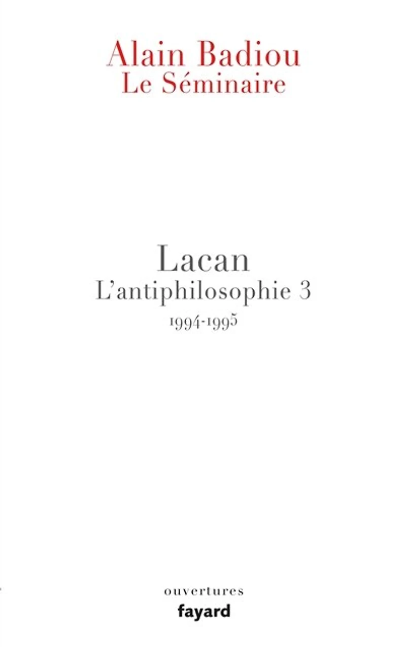 Lacan: 1994-1995