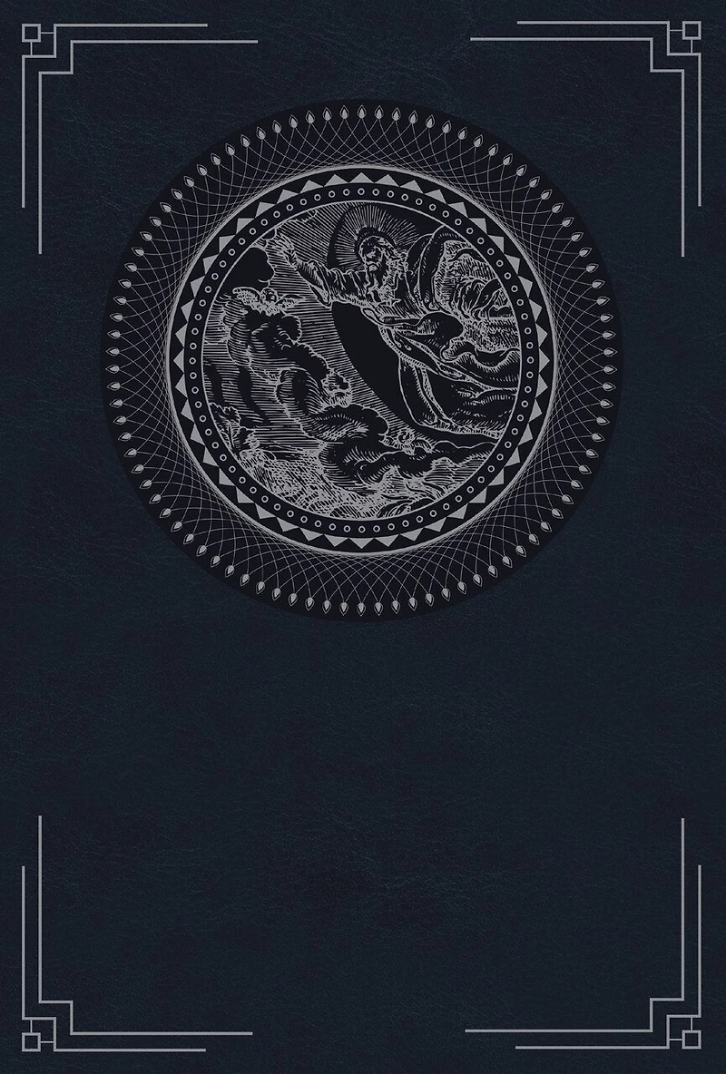 Biblia Católica, Ilustrada, Leathersoft, Azul añil, Comfort Print