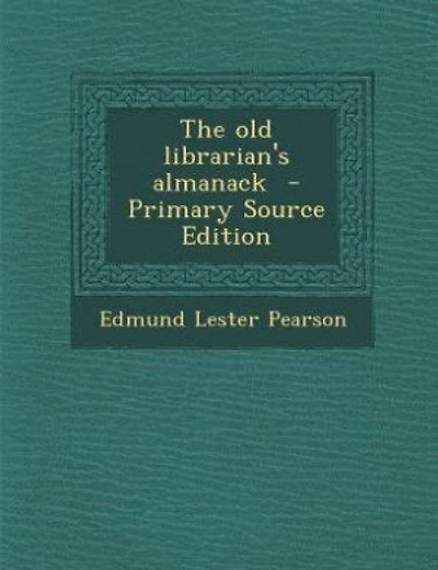 The old librarian's almanack