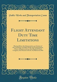 Flight Attendant Duty Time Limitations: Hearing Before the Subcommittee on Aviation of the Committee on Public Works and Transportation, Ho