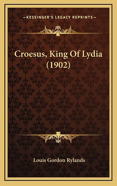 Croesus, King Of Lydia (1902)