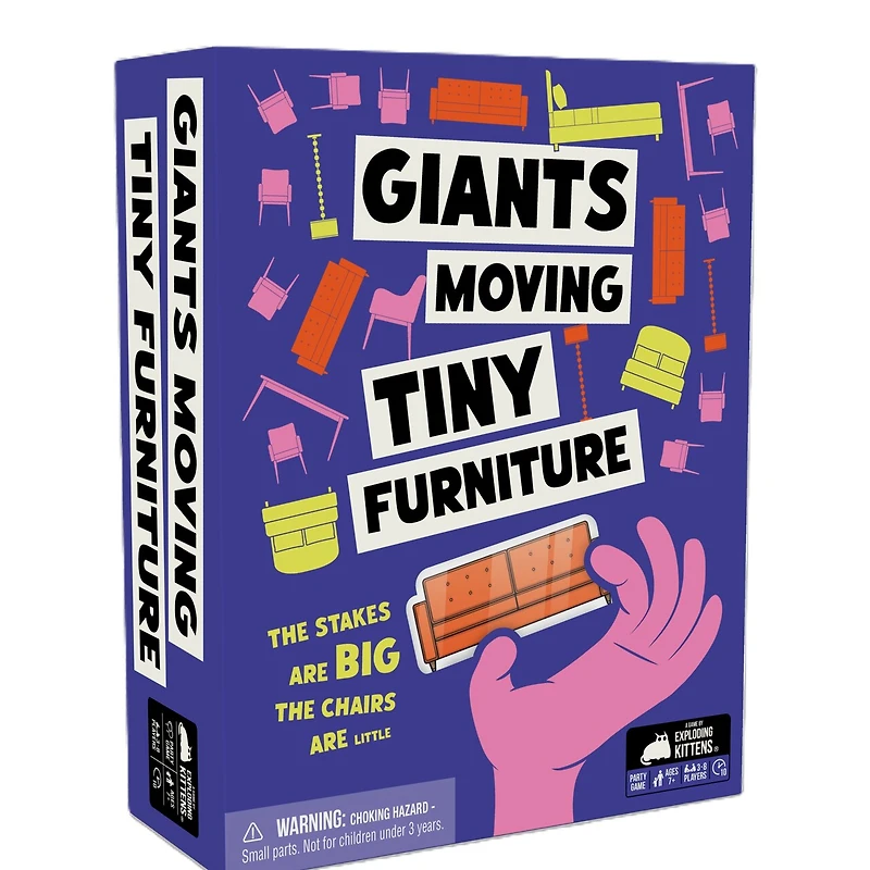 Giants Moving Tiny Furniture