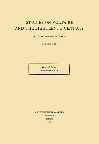 General Index to volumes I-XXX