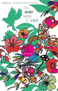 Du noir vers le ciel: 8 mètres de coloriage