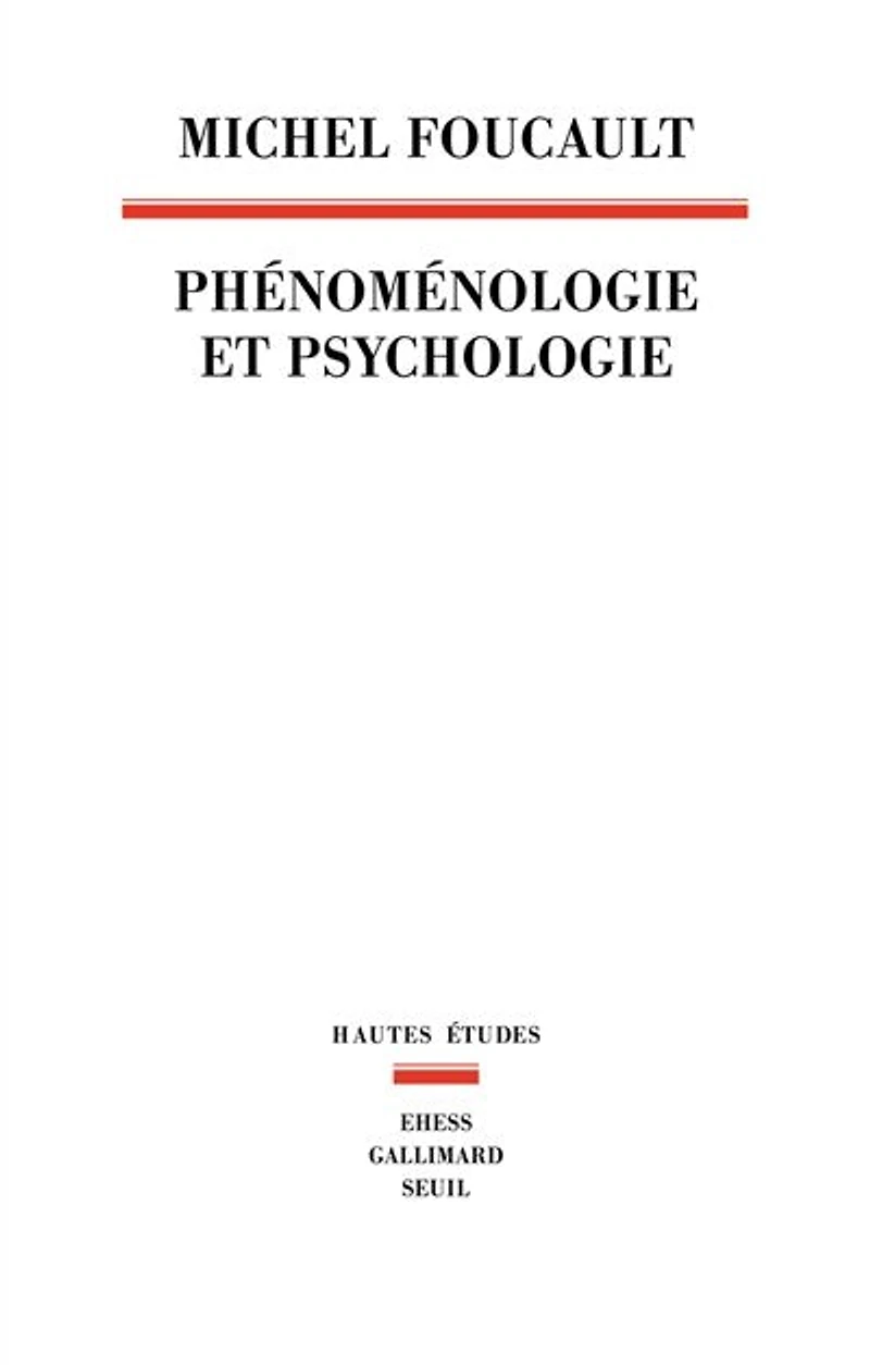 Phénoménologie et psychologie: 1953-1954