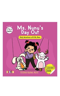 Ms. Nunu's Day Out: Sticker Book for Kids | Interactive Baby Book for Screen-Free Fun | Perfect Gift for Toddlers, Infants, Boys & Girls (Ages 1-4)