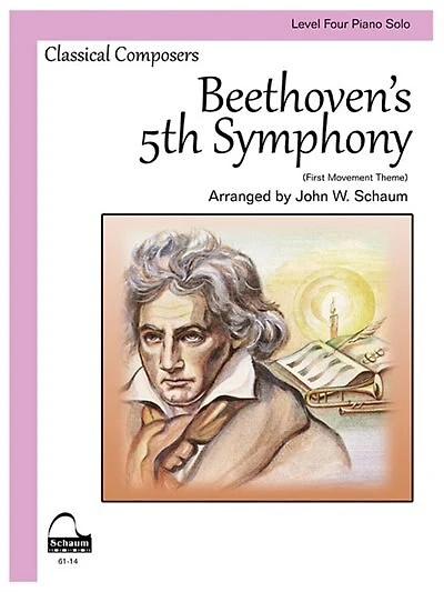 Beethoven's 5th Symphony: Schaum Level 4 Piano Solo