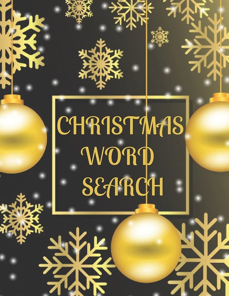 Christmas Word Search: A Fun Activity Book for Kids or Adults with Solutions Large Print