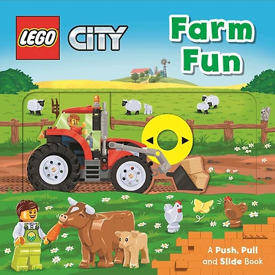 LEGO® City Farm Fun: A Push, Pull and Slide Book