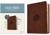 KJV Wide Margin Bible, Filament Enabled (Hardcover LeatherLike, Ornate Tile Black, Red Letter)