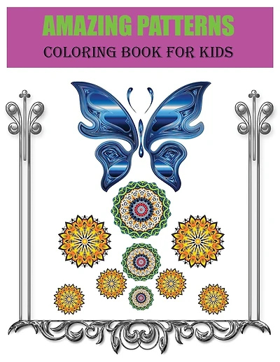 amazing patterns coloring book for kids: Fun and comfortable coloring patterns for kids for girls and boys. Unleash your children's creative spirit in this beautiful book. Fit even for young people. It really would be a great gift