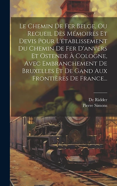Le Chemin De Fer Belge, Ou Recueil Des Mémoires Et Devis Pour L'établissement Du Chemin De Fer D'anvers Et Ostende À Cologne, Avec Embranchement De Bruxelles Et De Gand Aux Frontières De France...