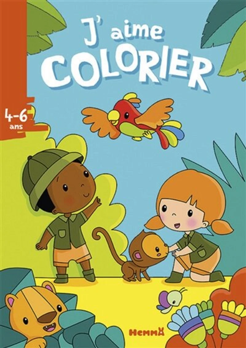 J'aime colorier, 4-6 ans: la jungle
