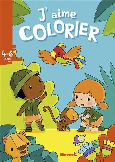 J'aime colorier, 4-6 ans: la jungle