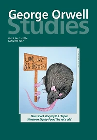 George Orwell Studies Vol.9 No.1
