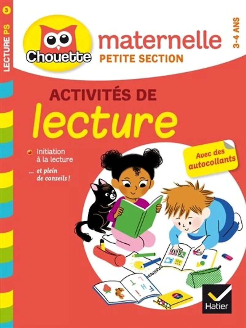 Activités de lecture, maternelle petite section, 3-4 ans: initiation à la lecture... et plein conseils !