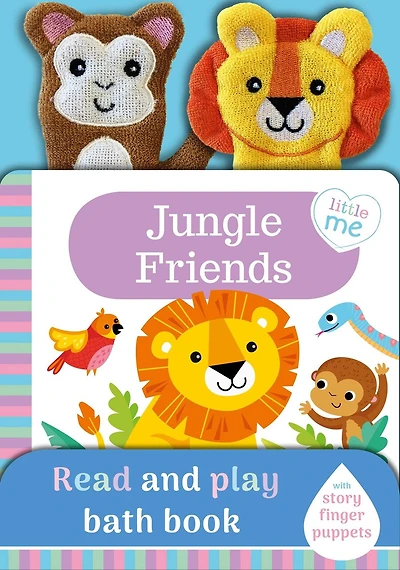 Jungle Friends: Read And Play Bath Book With Finger Puppet