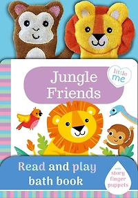 Jungle Friends: Read And Play Bath Book With Finger Puppet