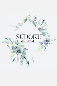 Sudoku Medium II: 100 Medium Sudoku Puzzles, 6x9 Travel Size, Great Gift, For Sudoku Lovers, Perfect for Get Well Soon Basket