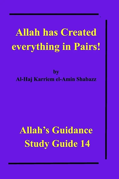 Allah has Created everything in Pairs!: Allah's Guidance Study Guide 14