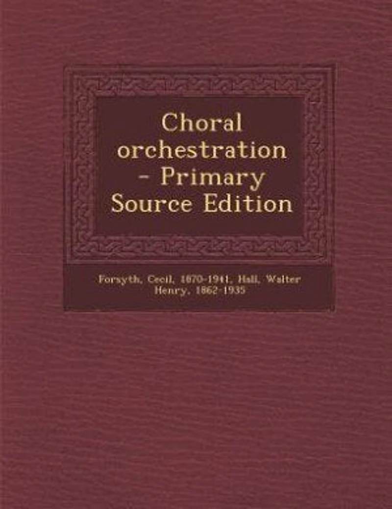 Choral orchestration