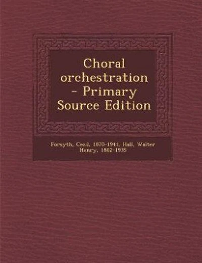 Choral orchestration