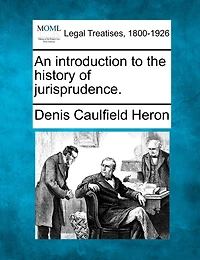 An Introduction to the History of Jurisprudence