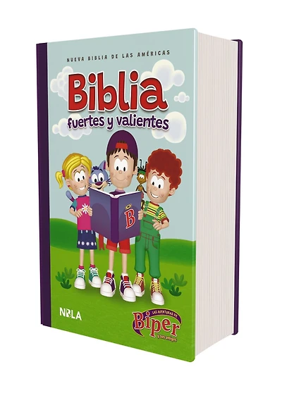 Biblia Biper y sus amigos, Fuertes valientes (NBLA), Tapa dura, Palabras de Jesús en rojo, Comfort Print